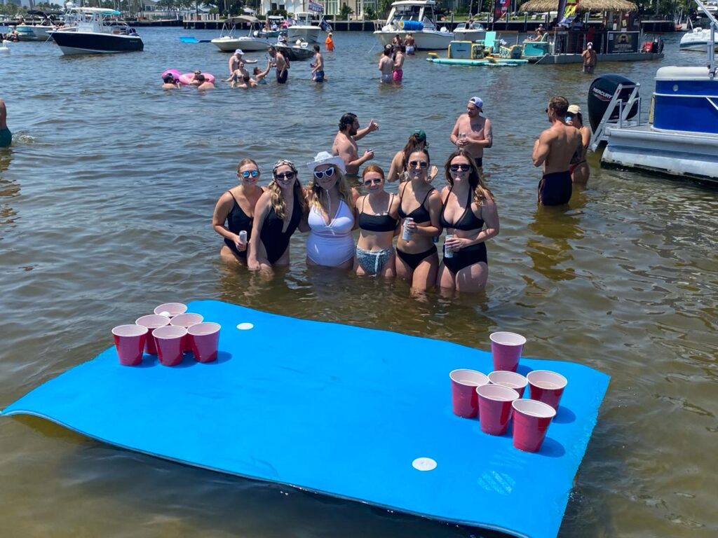 Bachelorette Party in the sea with rented boat