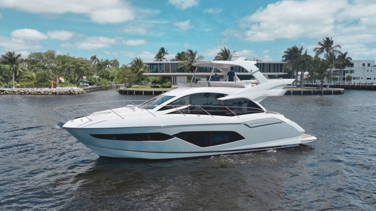 luxury yacht exterior in Fort Lauderdale by Lauderdale Charters