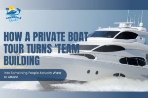 How a Private Boat Tour Turns ‘Team Building Banner