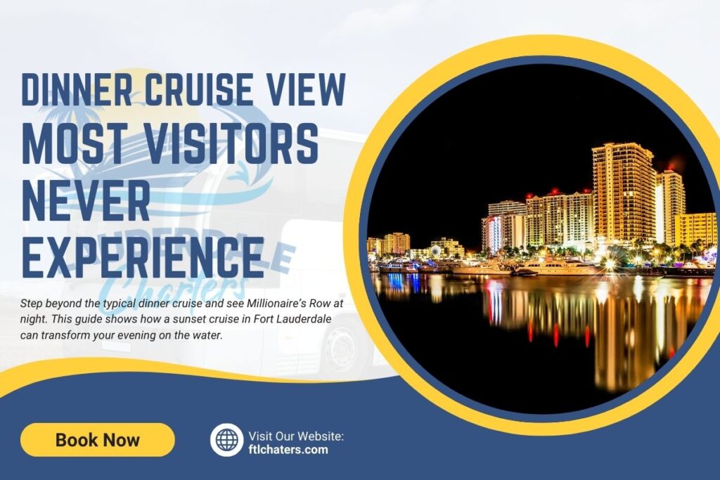 The Dinner Cruise View Most Visitors Never Experience