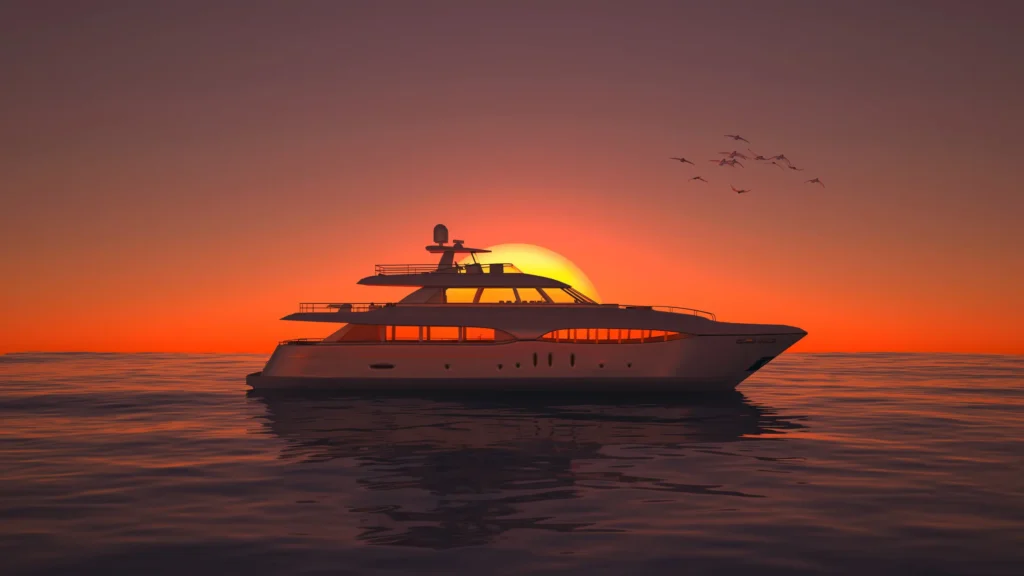yacht experience in sunset cruise in fort lauderdale